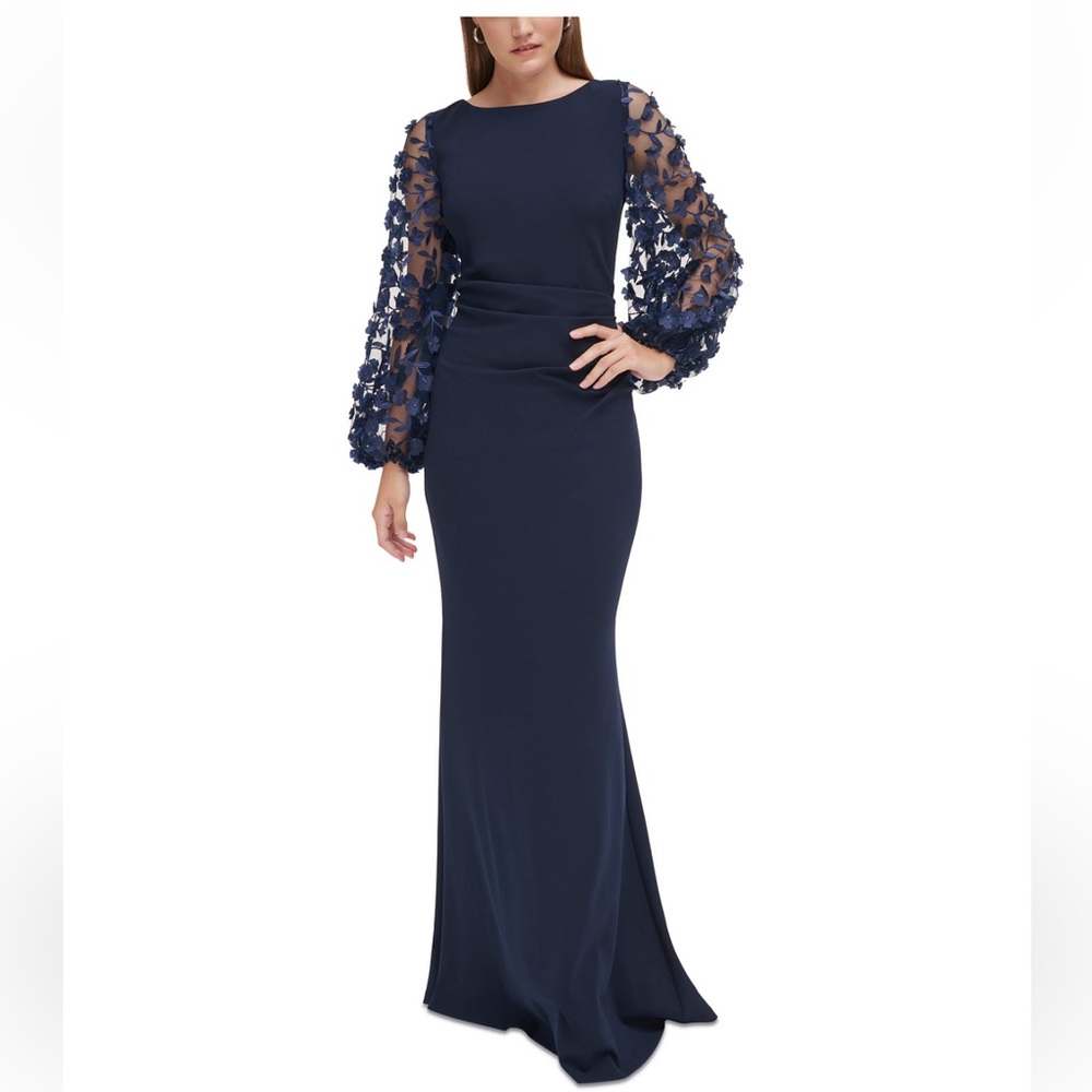 Eliza J
Women's 3D Floral-Sleeve Boat-Neck gown size 8 once worn
